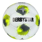 Derbystar Football Brilliant TT AG v25 (Training ball, specially for artificial grass) white/yellow/grey - 25 balls in a box